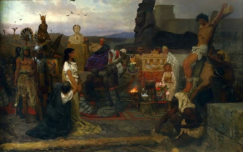Henryk Siemiradzki - Martirio dei Santi Timoteo e Maura, Museo nazionale di Varsavia